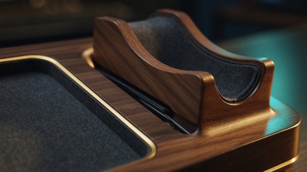 Harbor Walnut Charging Dock
