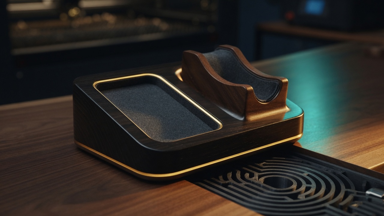 Harbor Walnut Charging Dock